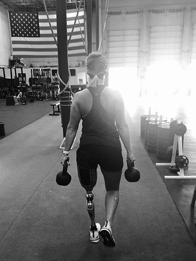 Symonds works out at Cigar City CrossFit.