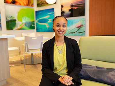 Amber Skinner is the coordinator for Moffitt's Adolescent and Young Adult Program, which provides patients ages 15 to 39 with specialized medical and psychosocial care that addresses their unique needs.