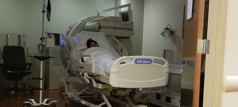 Sophia received four rounds of peptide receptor radionuclide therapy at Moffitt Cancer Center.