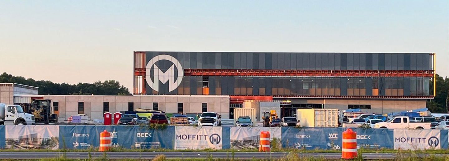Moffitt Cancer Center at SouthShore under construction