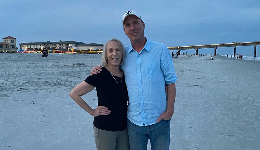 Rae and son, Greg