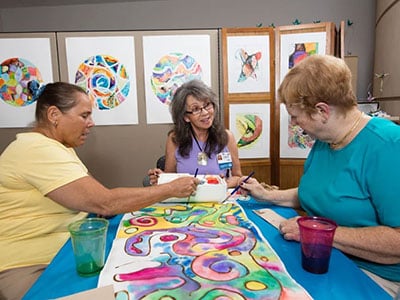 art studio at Moffitt