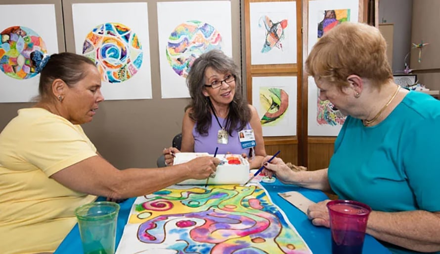 art studio at Moffitt