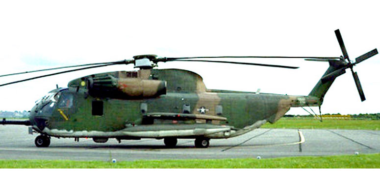HH-53 helicopter used during Vietnam