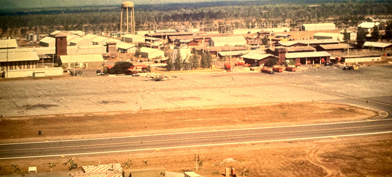 Ariel view of Nahkon Phanom Air Force Base