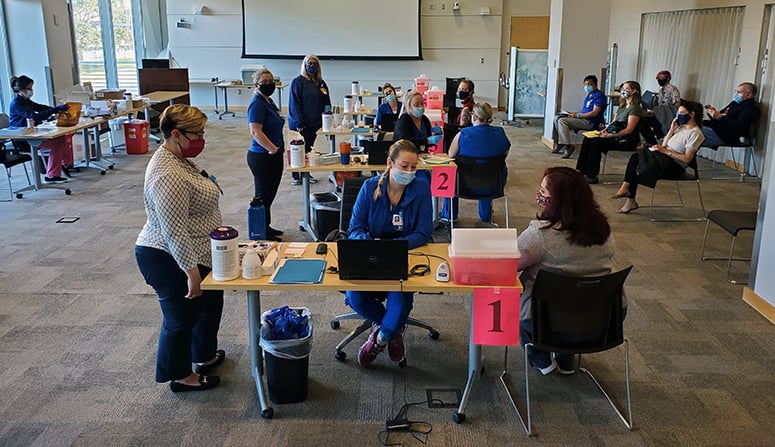 Moffitt's Vaccine Clinic