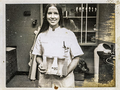 Barker was one of the first women to work outside the administrative offices in a Florida brewery.