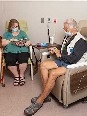 Infusion center at Moffitt at International Plaza