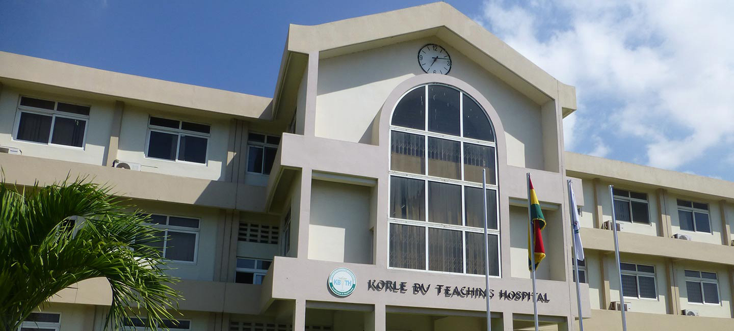 image of exterior of Korle-Bu teaching hospital