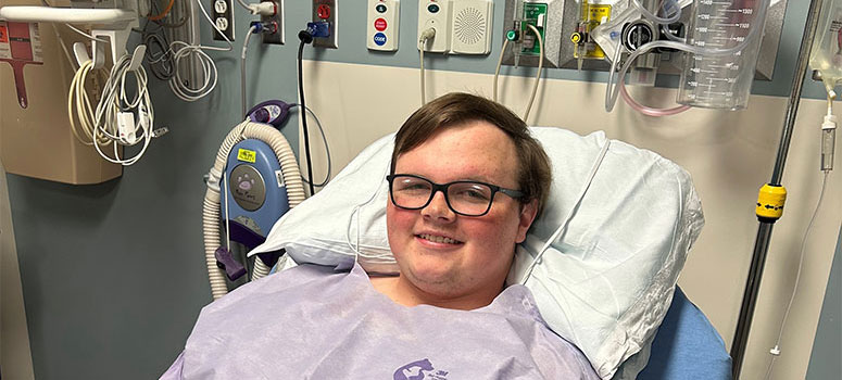 Immunotherapy and surgery helped Ethan Ausley beat stage 3 melanoma.