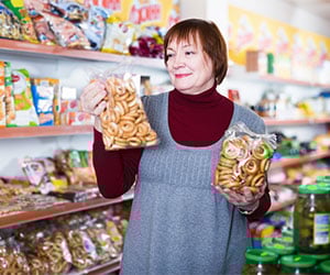 Shopping for processed foods