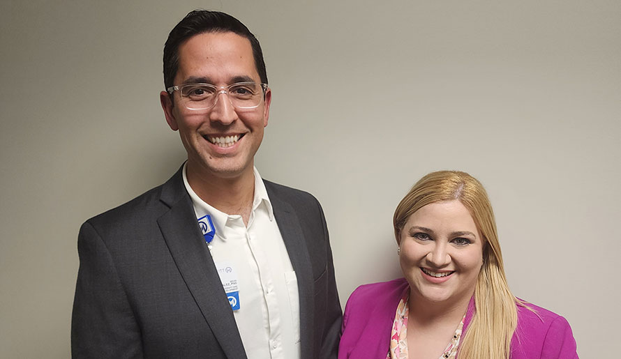 Dra. Sarimar Agosto y Dr. Brian Gonzalez