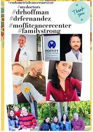 Social media graphic from Dottie about her care team