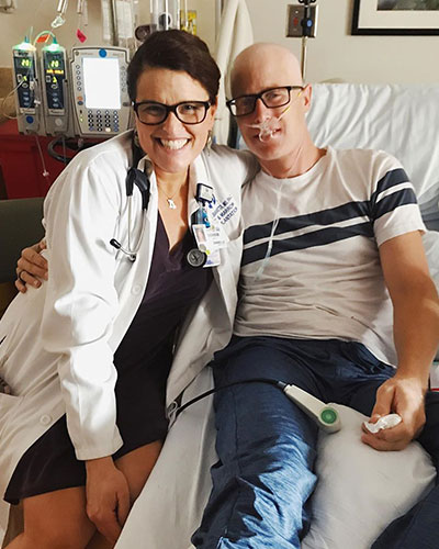 Danielle Baratta was an important member of Caleb's transplant team.