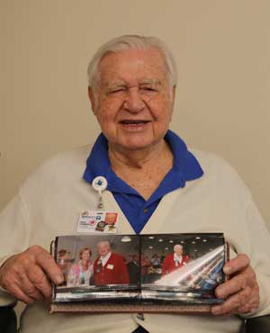 Moffitt volunteer Fred Kramer
