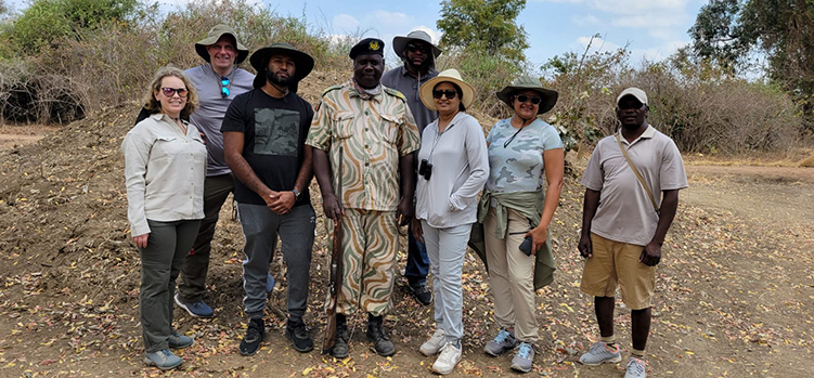 The MBC Sisters took several excursions, including a walking safari.