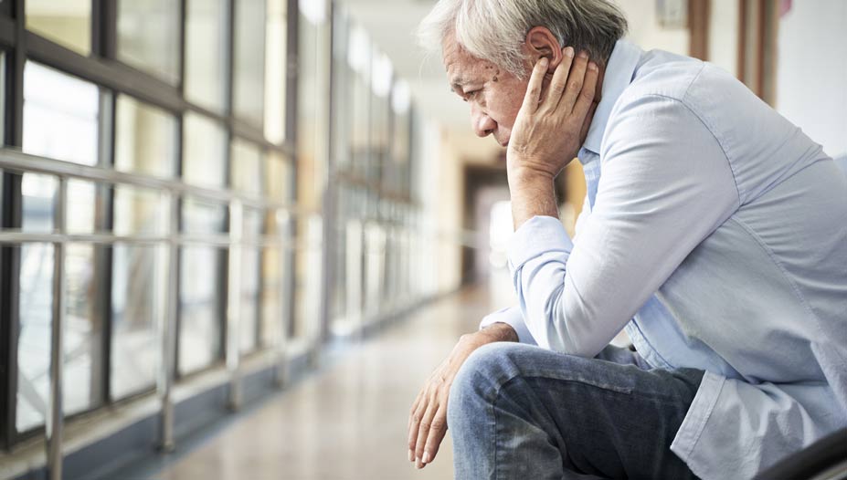 patient with signs of a brain tumor