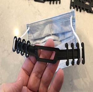 3D printed mask strap
