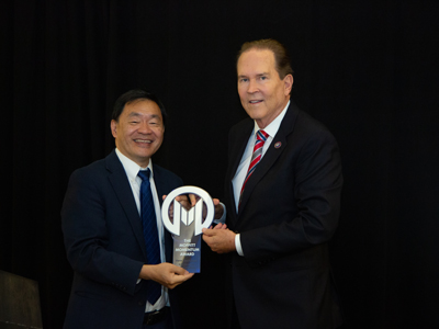 image of U.S. Rep. Vern Buchanan and Dr. Patrick Hwu