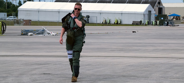 Boynton got his call sign ATLAS in 2023 after the Greek god who carried the heavens on his shoulders.