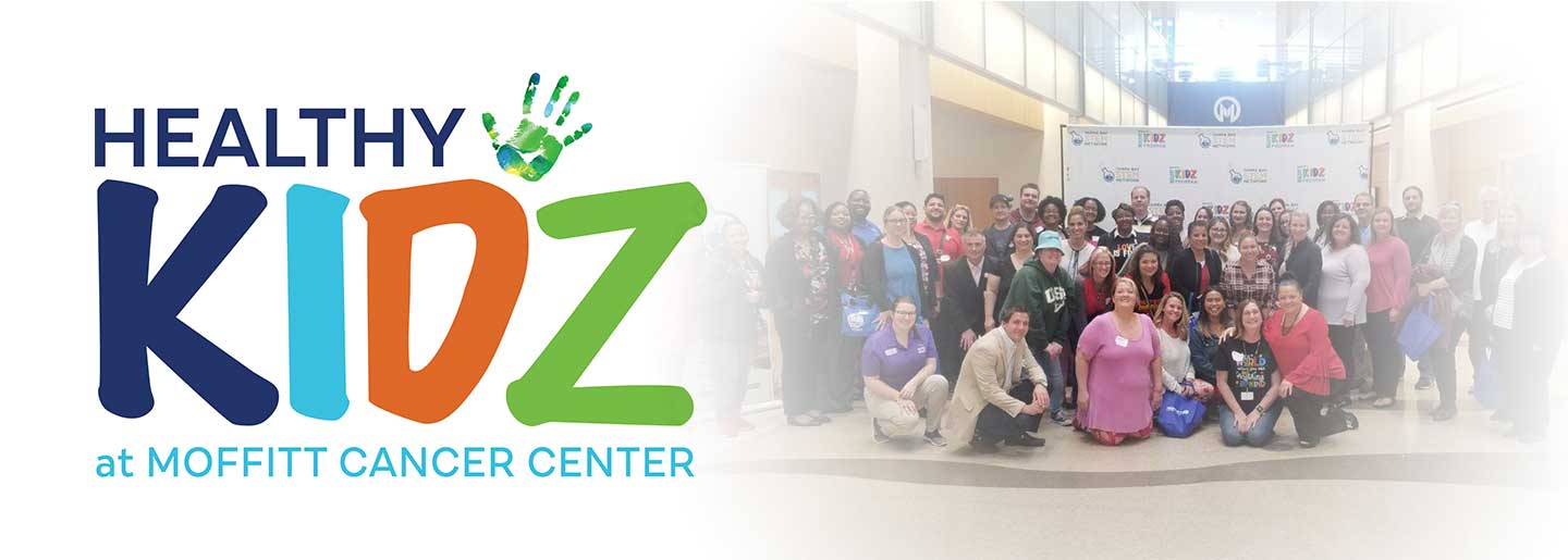 Healthy Kids logo with a photo of their valentine's day event