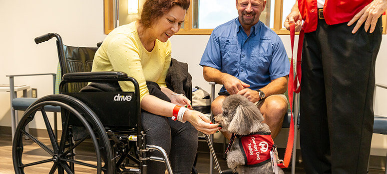 Debbie and Val Brenner with Teddy