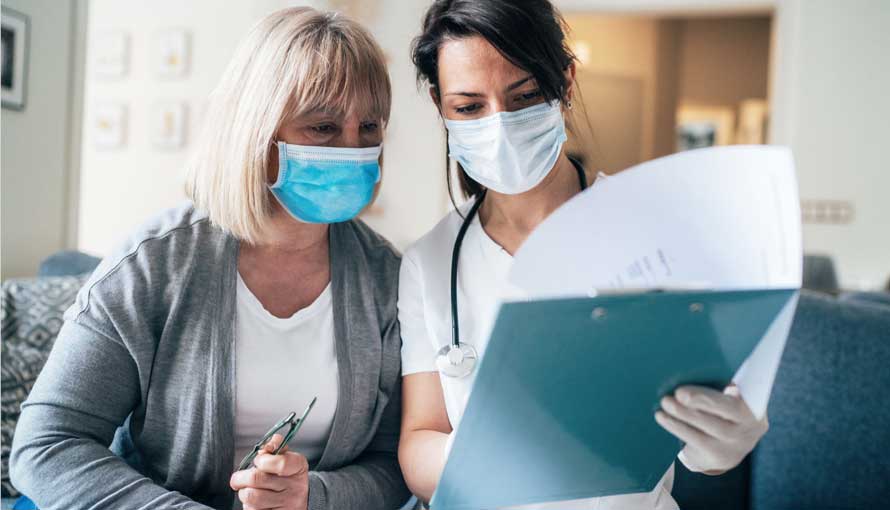 Patient reviewing clinical trials for astrocytma