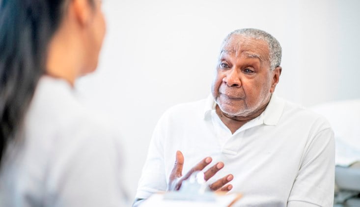 nurse speaking about pancoast tumor diagnosis