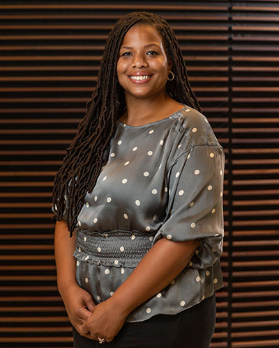 Tiffany Carson, PhD, MPH, studies how interventions on lifestyle factors can lower obesity-associated diseases, particularly in ethnic minorities in the U.S.