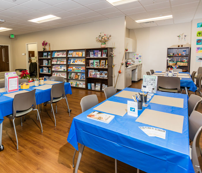 A second art studio opened at the Richard M. Schulze Family Foundation Outpatient Center in 2015.