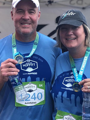 Melissa Bidgood at 2019 Miles for Moffitt Event