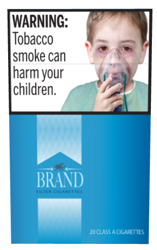 Example of cigarette graphic