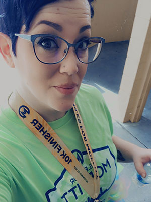 Alicia DeFrancesco participates in Miles for Moffitt yearly.