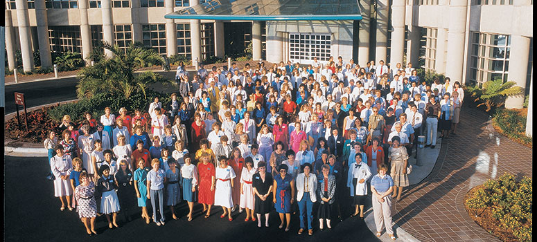 Moffitt employed 409 team members when it opened its doors in 1986. There are now more than 7,000.