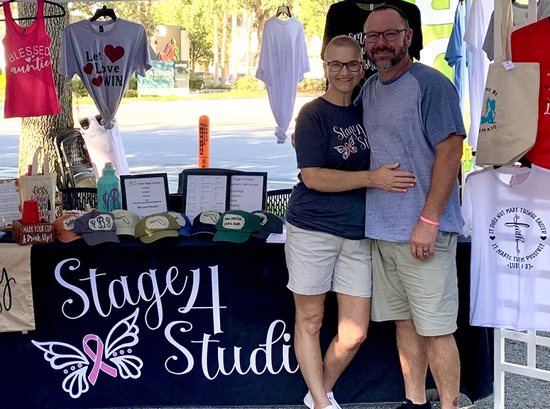 Beck showing her Stage 4 Studio business