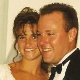 Becky and Todd on their wedding day.