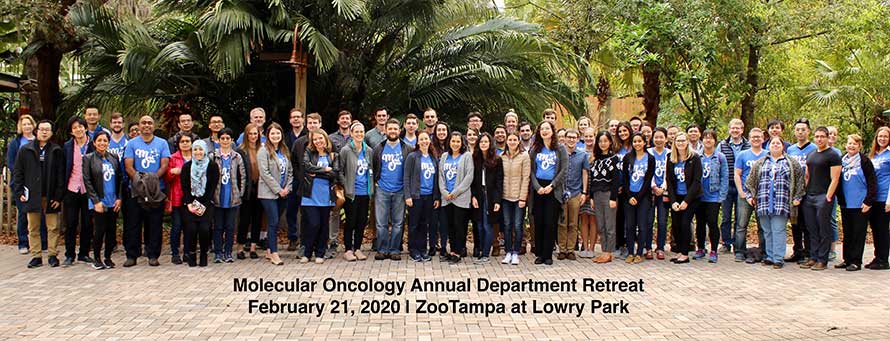Molecular Oncology members at the annual department retreat