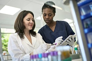 Researchers studying immunotherapy