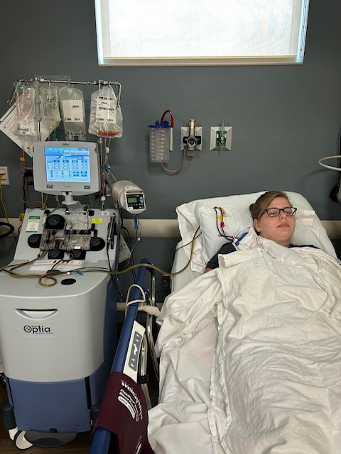 Adrianna donates stem cells at Moffitt Cancer Center