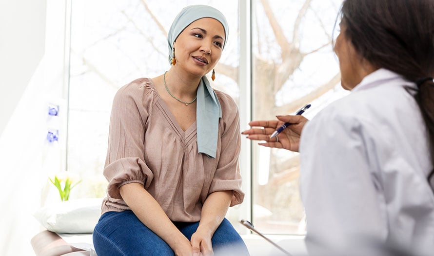patient preparing for lymph node dissection
