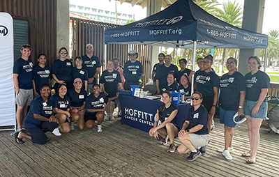 Moffitt head, neck and skin cancer screeners were on hand throughout the day Saturday to screen the public at Clearwater's Pier 60.