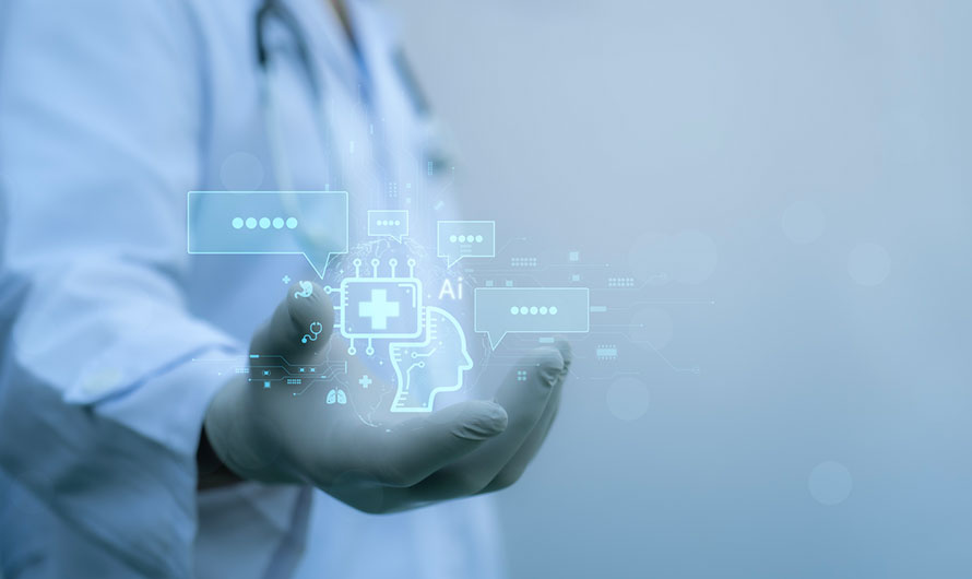 researcher in the AI lab