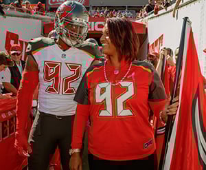 William and his mother Dawn Ward