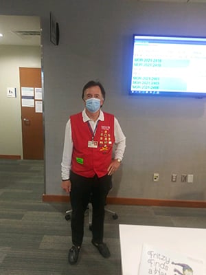 Volunteer Malcolm Weathers