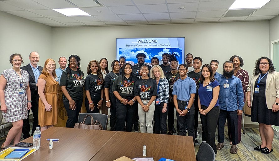Bethune-Cookman University student visit Moffitt