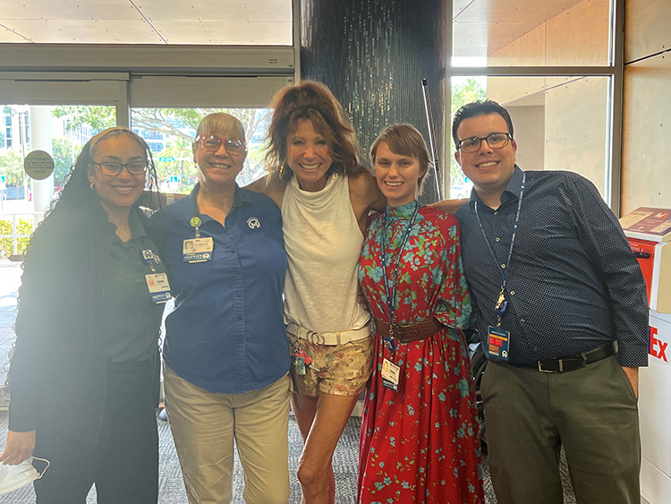 Edelman credits her doctors and care team at Moffitt for saving her life.