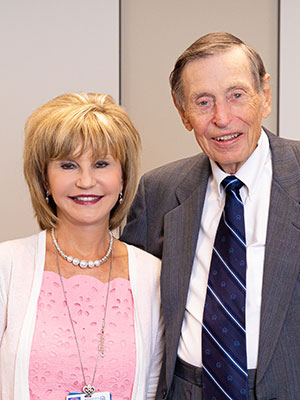 Jane Fusilero, chief nursing officer and Bruce Mackey