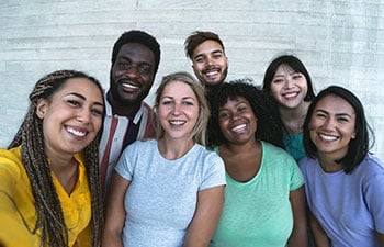 diverse group of study participants
