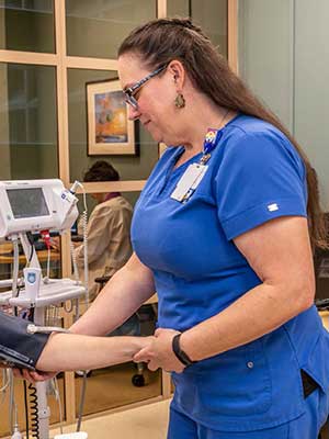 Moffitt nurse Melissa Eaton-Moseley