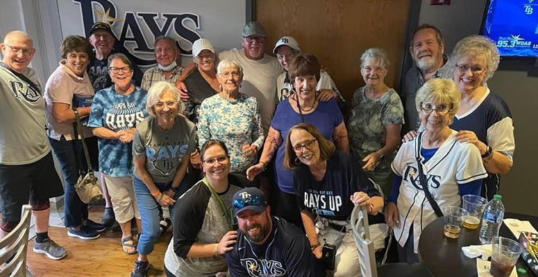 On Sept. 23, Dennis’ family surprised her with a special homecoming at the Trop, where the Tampa Bay Rays honored her through the Salute to Survivors Program. 